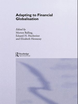 cover image of Adapting to Financial Globalisation